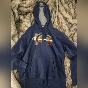 Champion Dark Blue Men's Hoodie